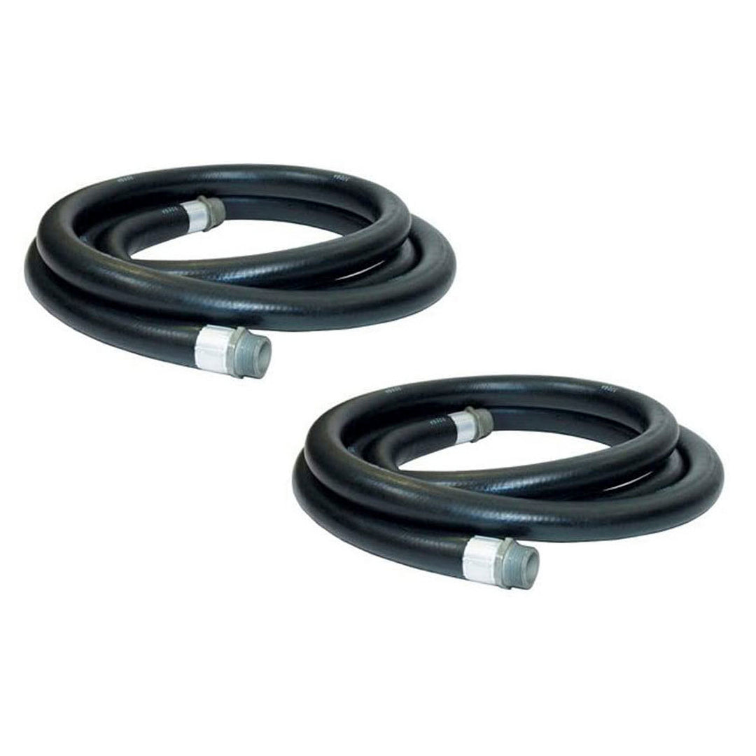 Apache 98108450 3/4" Diameter 10' Length 60 PSI Farm Fuel Transfer Hose (2 Pack)