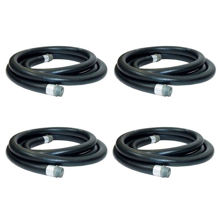 Apache 98108450 3/4" Diameter 10' Length 60 PSI Farm Fuel Transfer Hose (4 Pack)