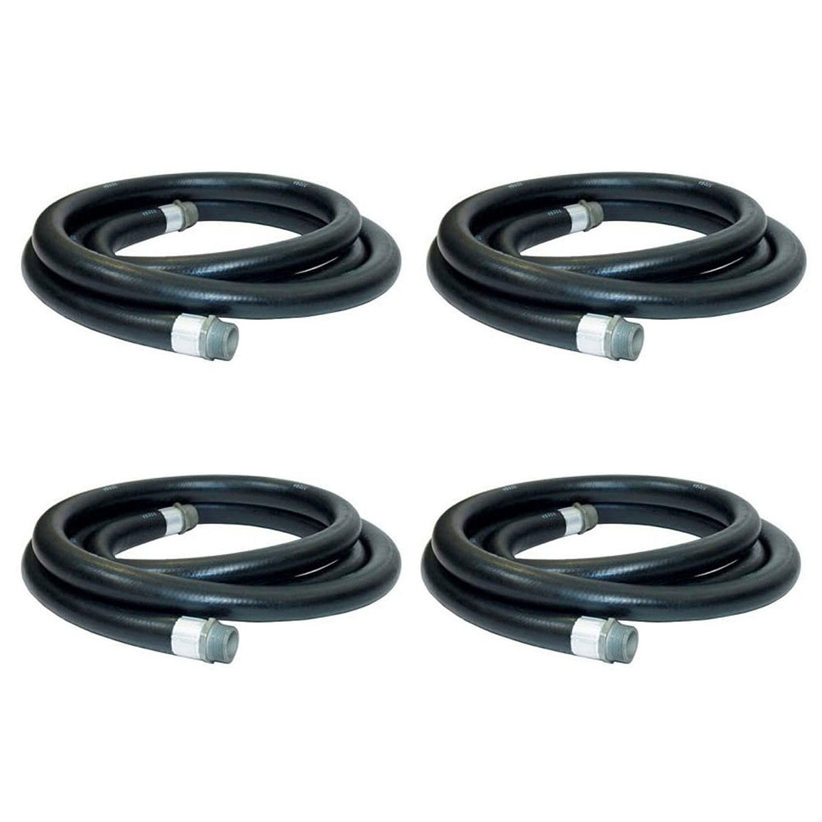 Apache 98108450 3/4" Diameter 10' Length 60 PSI Farm Fuel Transfer Hose (4 Pack) - VMInnovations