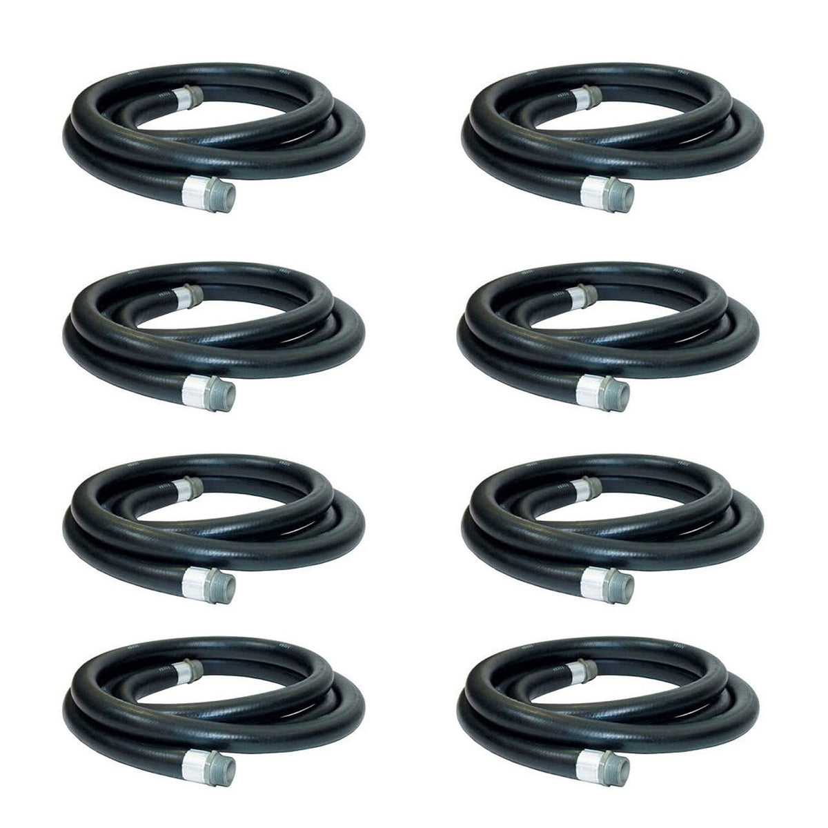 Apache 98108450 3/4" Diameter 10' Length 60 PSI Farm Fuel Transfer Hose (8 Pack) - VMInnovations