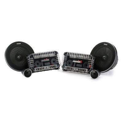 Kicker QS Series Q-Class Matched Audio Component System, 6.75", Pair (4 Pack) - VMInnovations