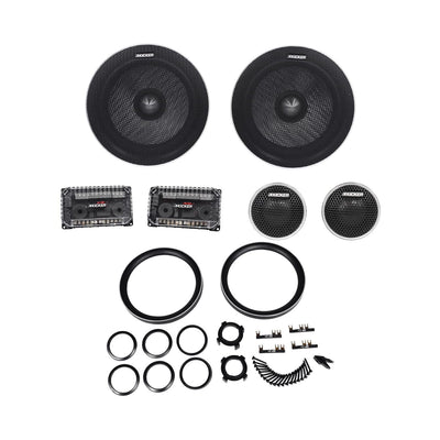 Kicker QS Series Q-Class Matched Audio Component System, 6.75", Pair (4 Pack) - VMInnovations