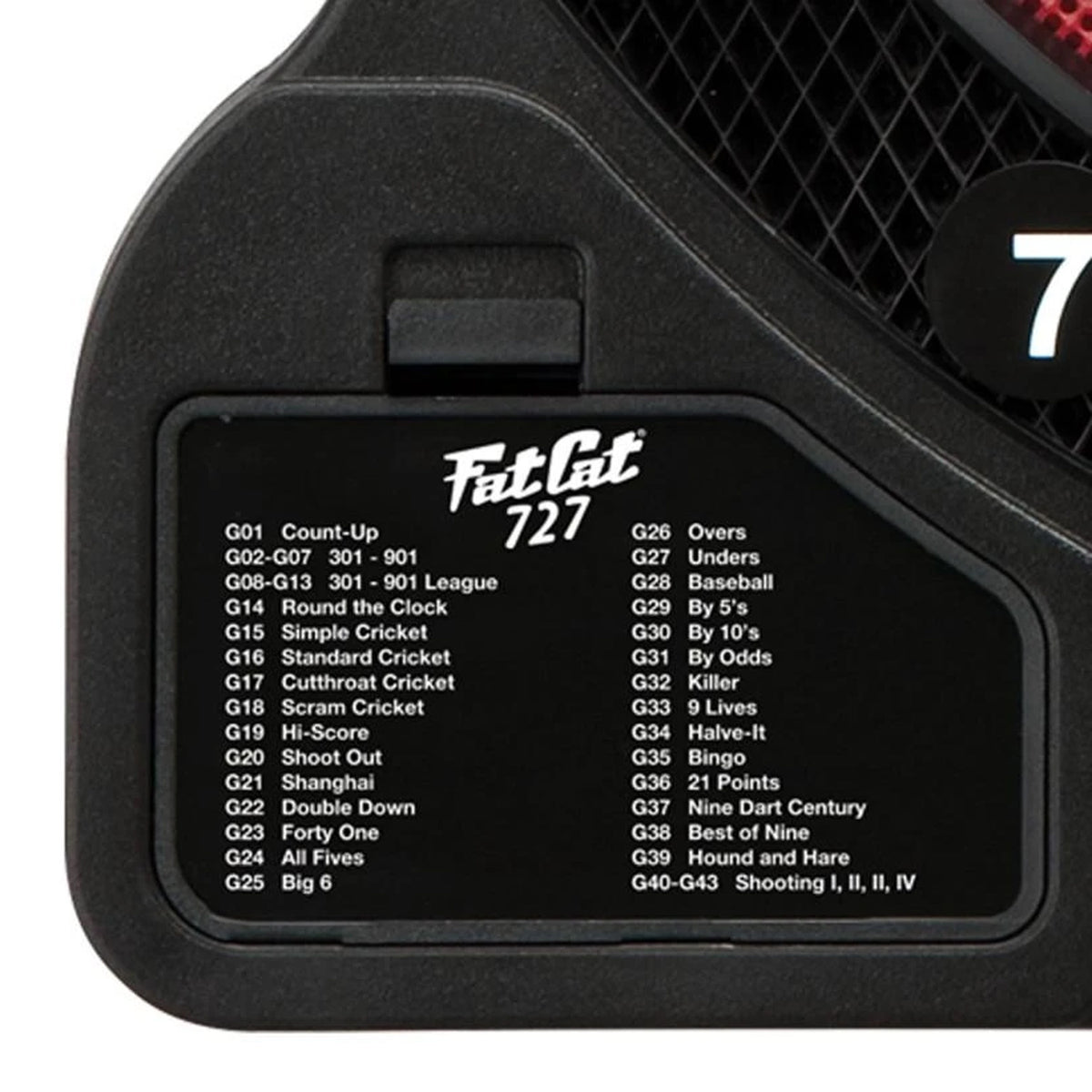 GLD Fat Cat 727 13-Inch Electronic Dart Board with 18 Games and Two Dart Sets