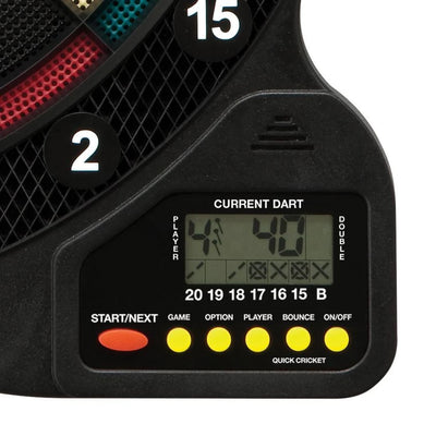 GLD Fat Cat 727 13-Inch Electronic Dart Board with 18 Games and Two Dart Sets