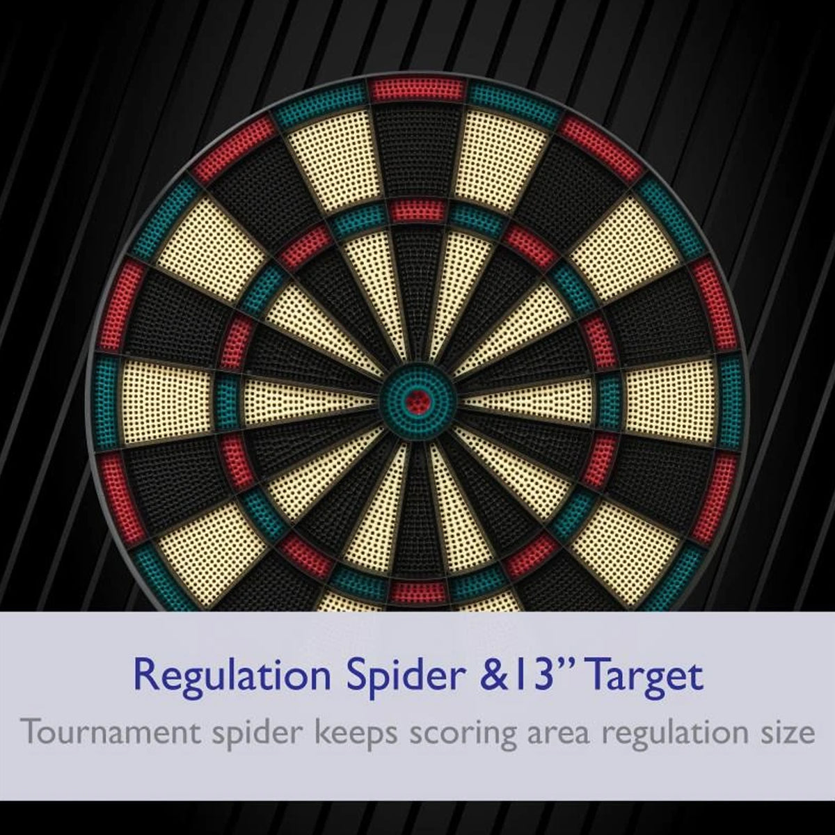 GLD Fat Cat 727 13-Inch Electronic Dart Board with 18 Games and Two Dart Sets