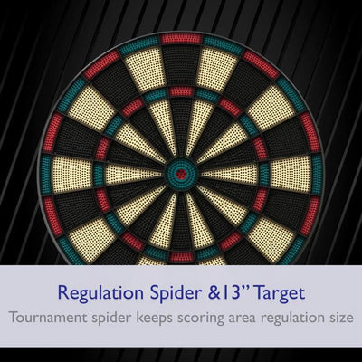 GLD Fat Cat 727 13-Inch Electronic Dart Board with 18 Games and Two Dart Sets