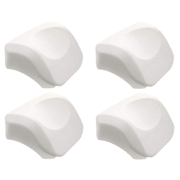 Intex PureSpa Cushioned Foam Headrest Pillow Hot Tub Spa Accessory, White 4 Pack