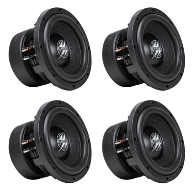 Hifonics 4 Pack ELITE 10" Subwoofer, Dual Voice Coil Car Audio Speaker, 1200W - VMInnovations