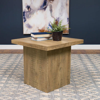 Coaster Home Furnishings 2 Pack Zetta 23" Square End Table Living Room Furniture