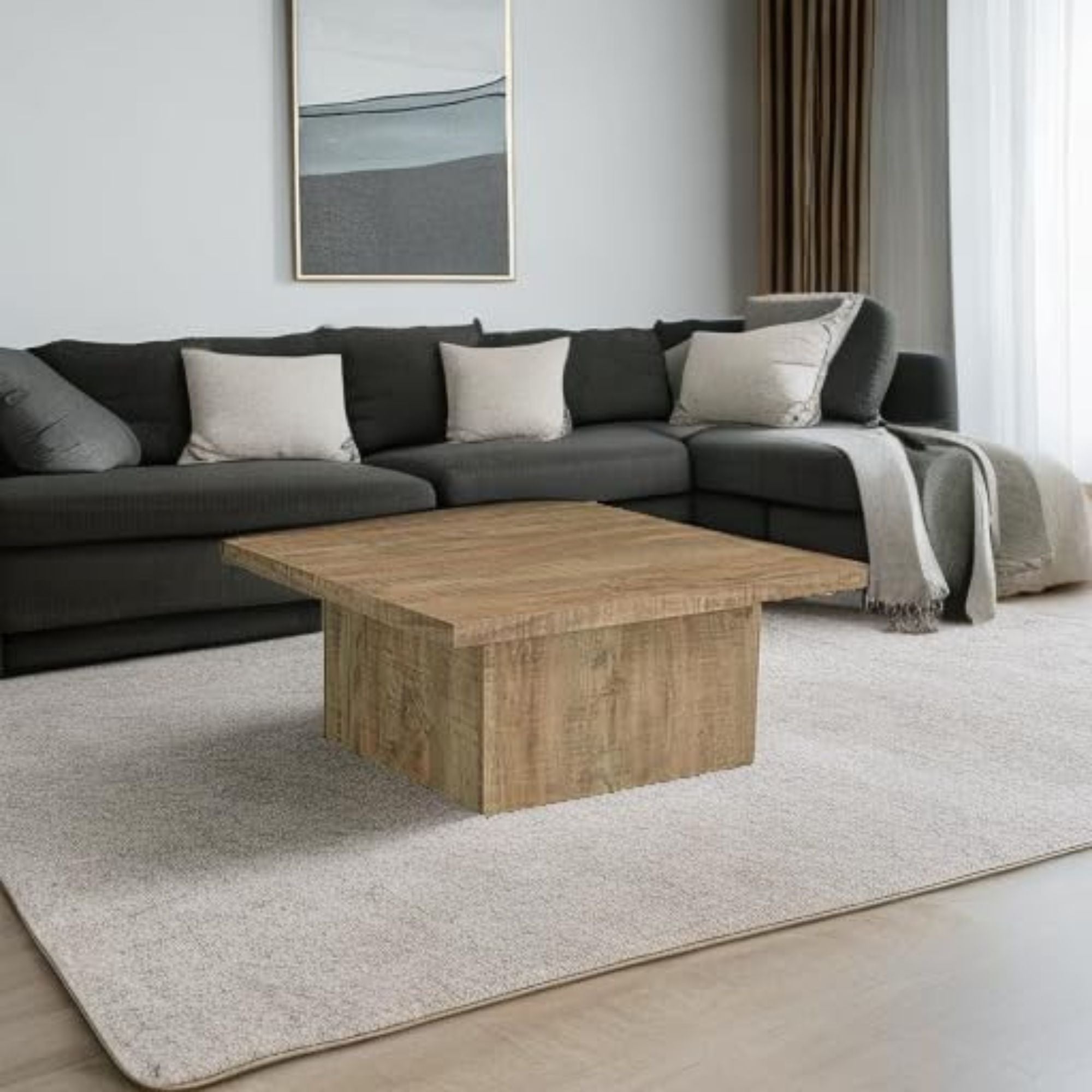 Coaster Home Furnishings Zetta 35" Square Table Living Room Furniture (Used)