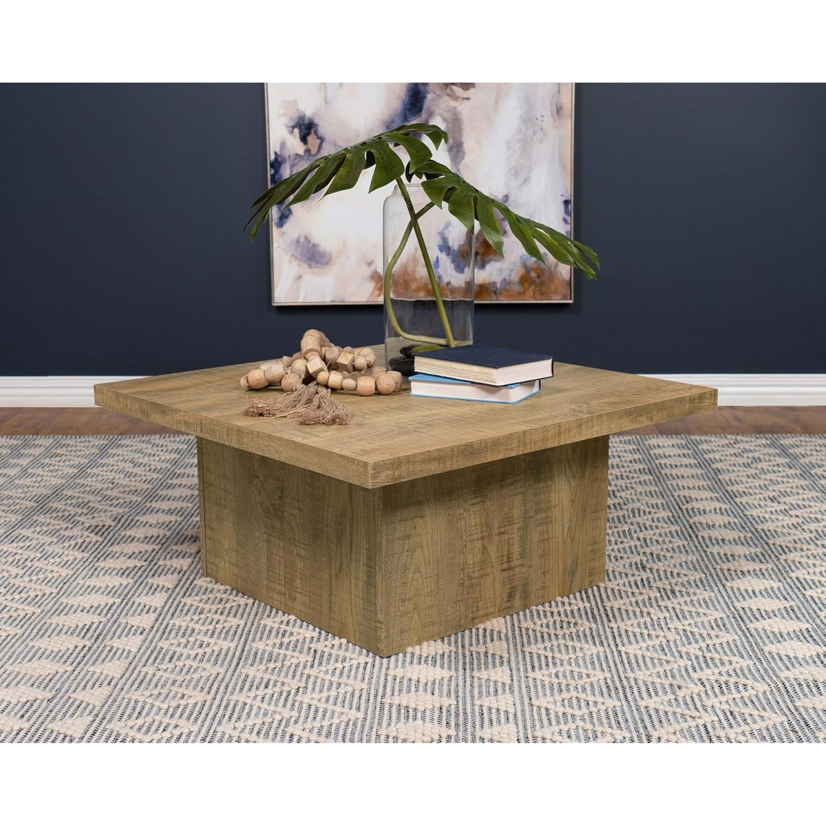 Coaster Home Furnishings Zetta 35" Square Table Living Room Furniture (Used)