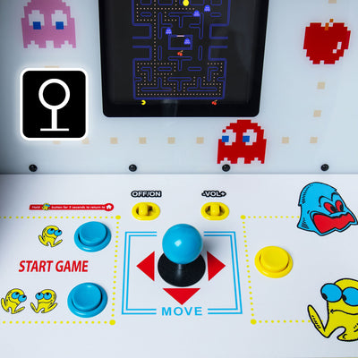 Arcade Classics Pac Man Jr Series Free Standing Arcade Game (Open Box) - VMInnovations