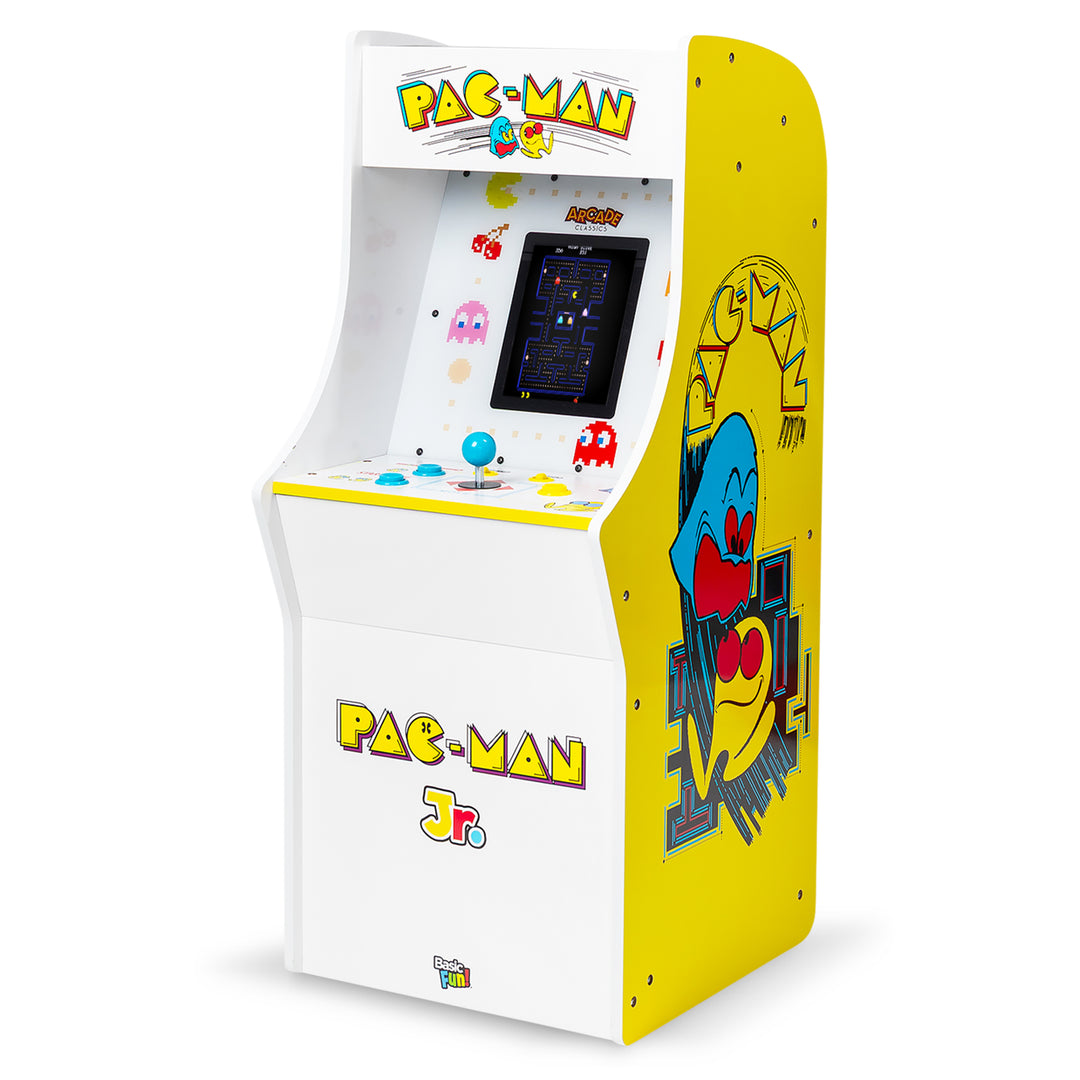 Arcade Classics Pac Man Jr Series Free Standing Arcade Game with 8 Inch Screen