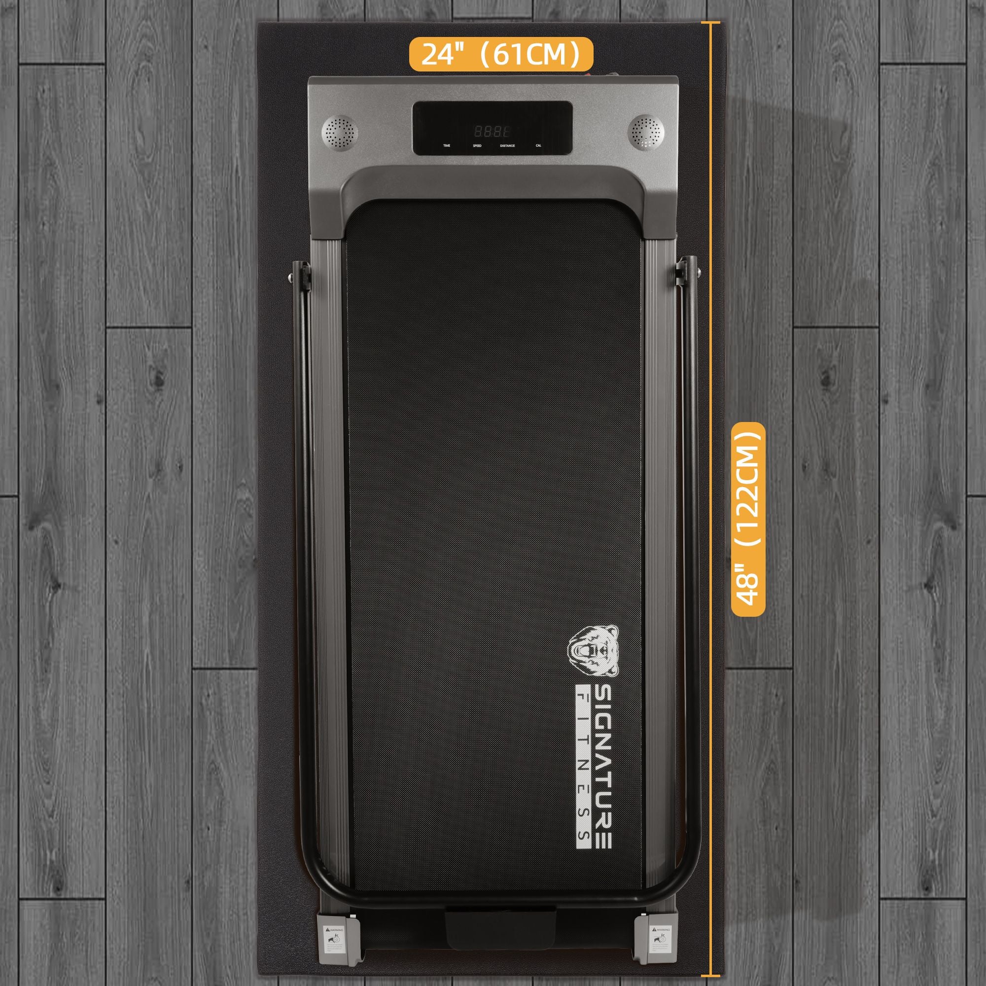 Elevon 2'x4' High Density Gym Fitness Equipment Mat, Floor Protection(Open Box)