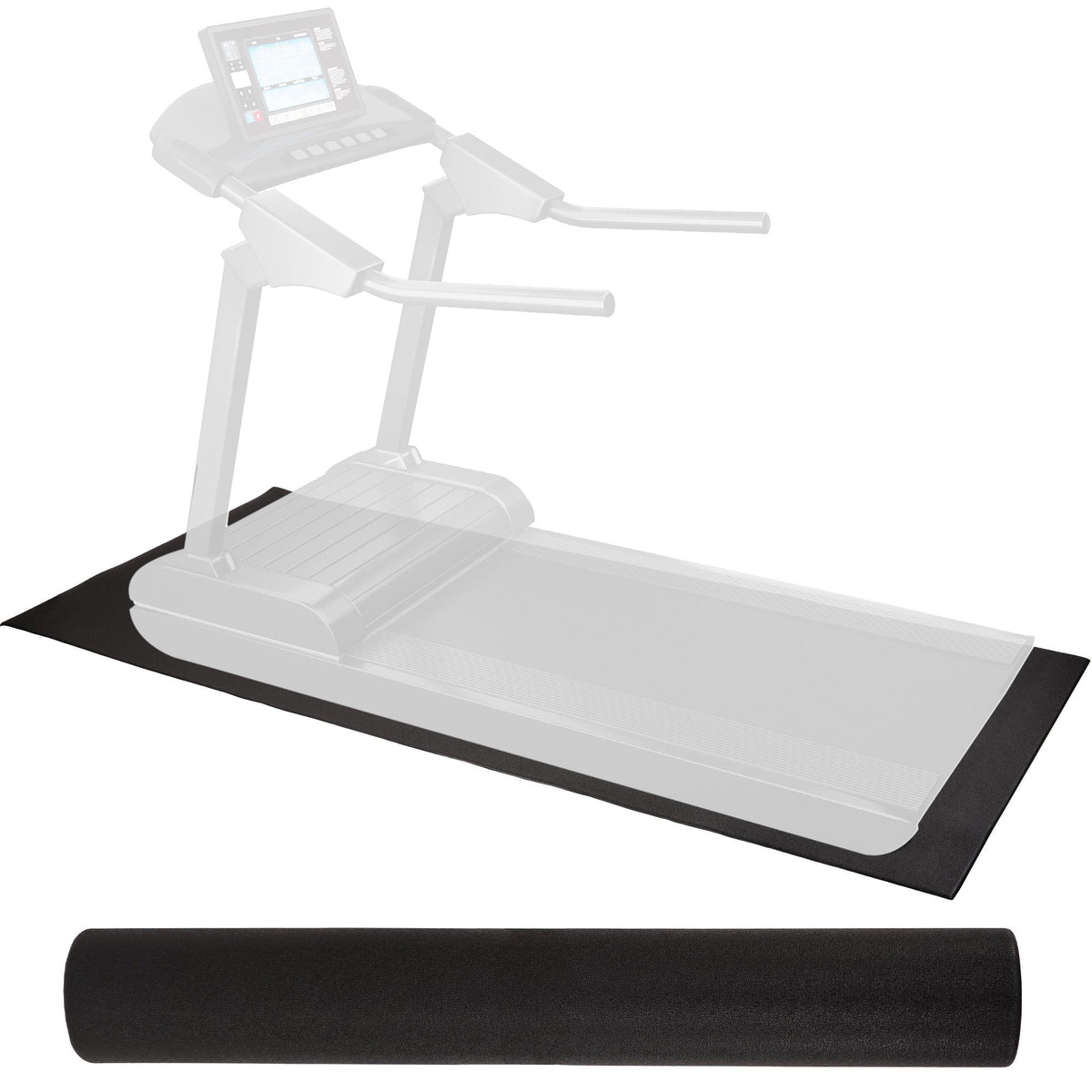 Elevon 2' x 4' High Density Gym Fitness Equipment Mat, Floor Protection (Used)