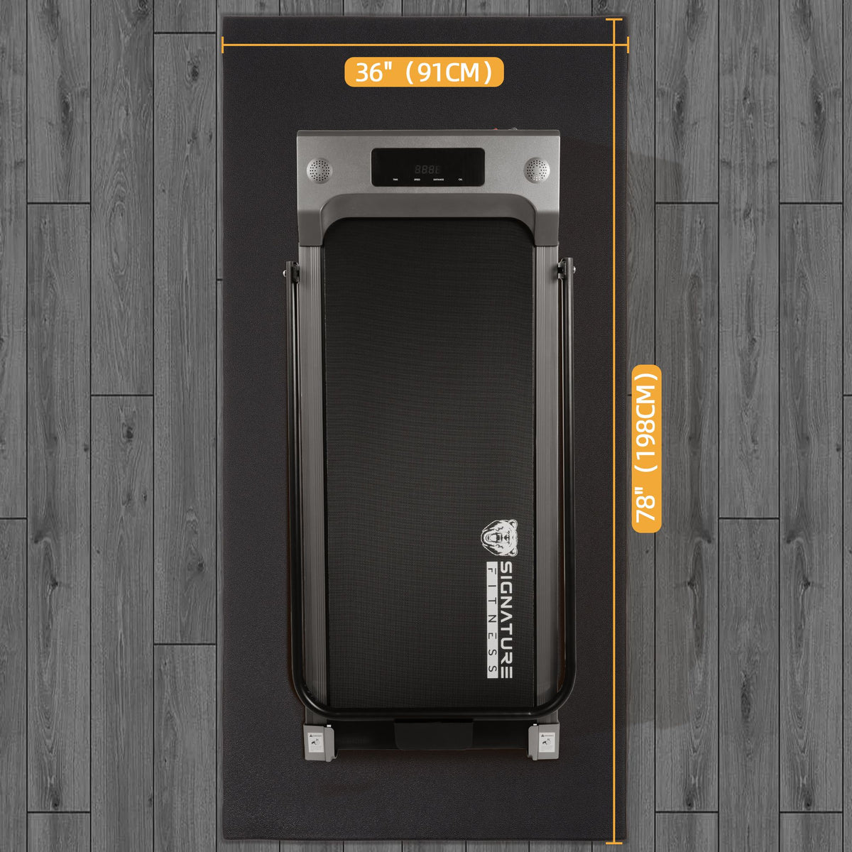 BalanceFrom Fitness 3'x6.5' High Density Gym Equipment Floor Mat (Open Box)