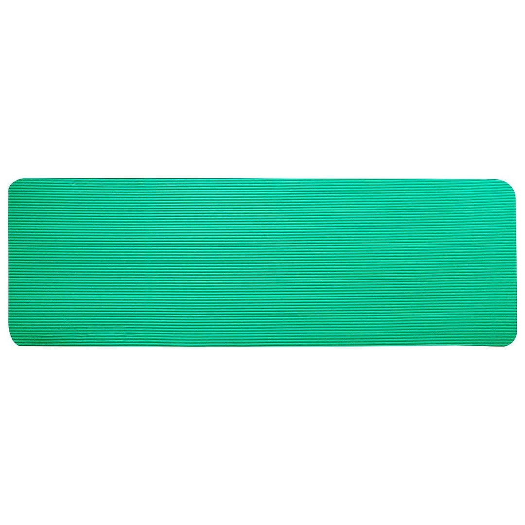 Fitvids 1/2-Inch Thick High Density Exercise Yoga Mat, Carrying Strap, Green