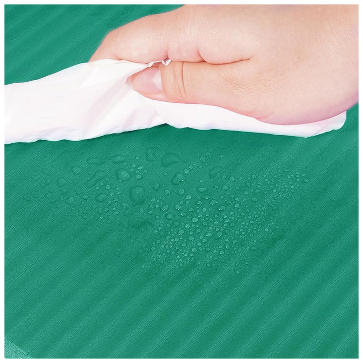 Fitvids 1/2-Inch Thick High Density Exercise Yoga Mat, Carrying Strap, Green