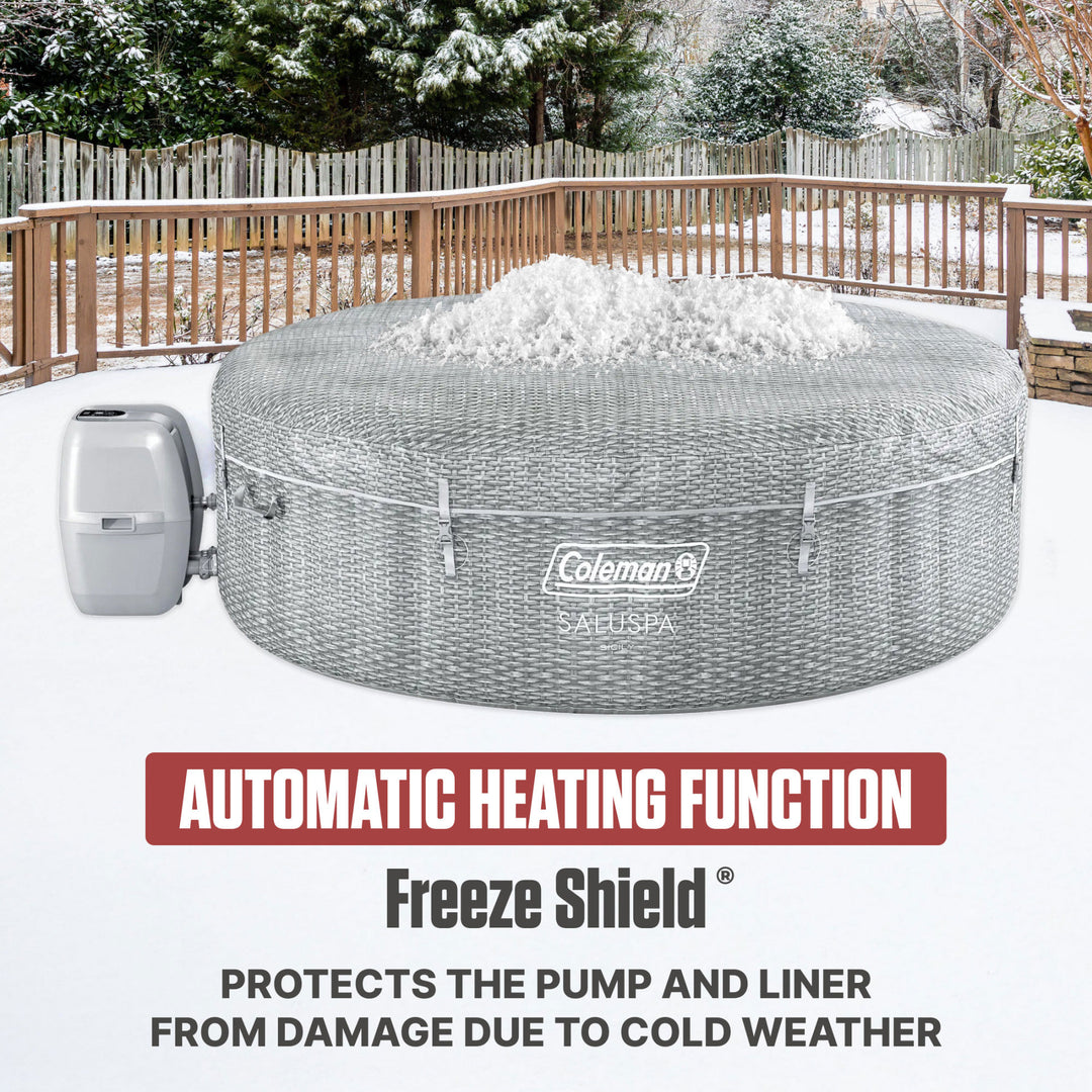 Coleman 5-7 Person AirJet Inflatable Hot Tub w/EnergySense Cover (Open Box)