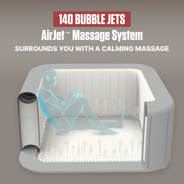 Coleman Hawaii Energy-Efficient Inflatable Hot Tub 4-6 Person with App-Control - VMInnovations