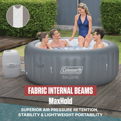 Coleman SaluSpa  AirJet Inflatable Hot Tub w/EnergySense Cover(For Parts) - VMInnovations