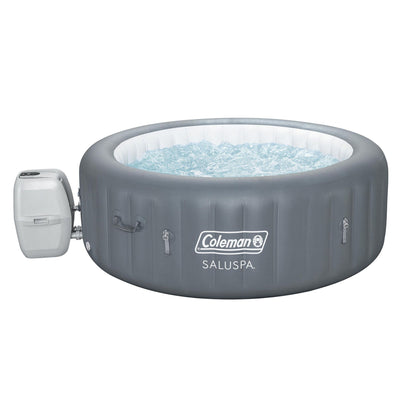 Coleman SaluSpa 4-6 Person AirJet Inflatable Hot Tub w/EnergySense Cover,77"x28" - VMInnovations
