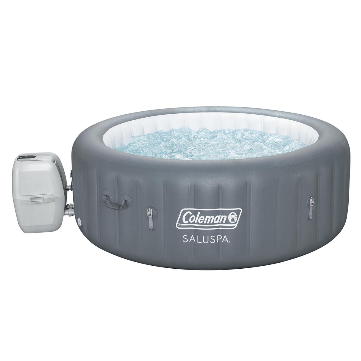 Coleman 4-6 Person  Inflatable Hot Tub w/EnergySense Cover,77"x28" (Open Box)