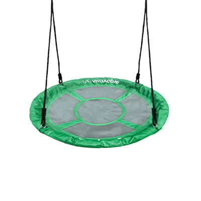 gobaplay FlyMax Saucer Tree Swing, 40" Platform Saucer Seat, Green (Open Box) - VMInnovations