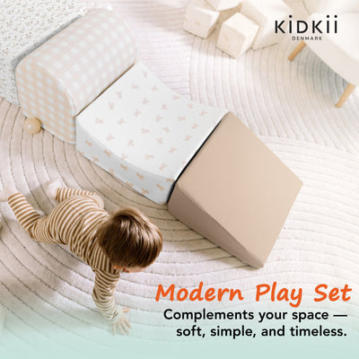 KIDKII 4 Piece Set Soft Play Original Foam Blocks for Toddlers Fun Gym(Open Box) - VMInnovations