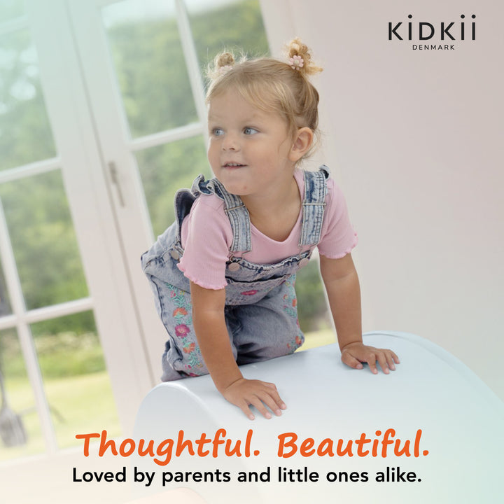 KIDKII Rainbow Classic Foam Play Blocks, Indoor Climber Set for Toddlers, Pastel