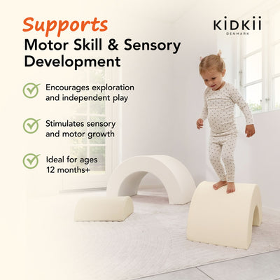 KIDKII Rainbow Classic Foam Play Blocks, Climber Set for Toddlers (Open Box)