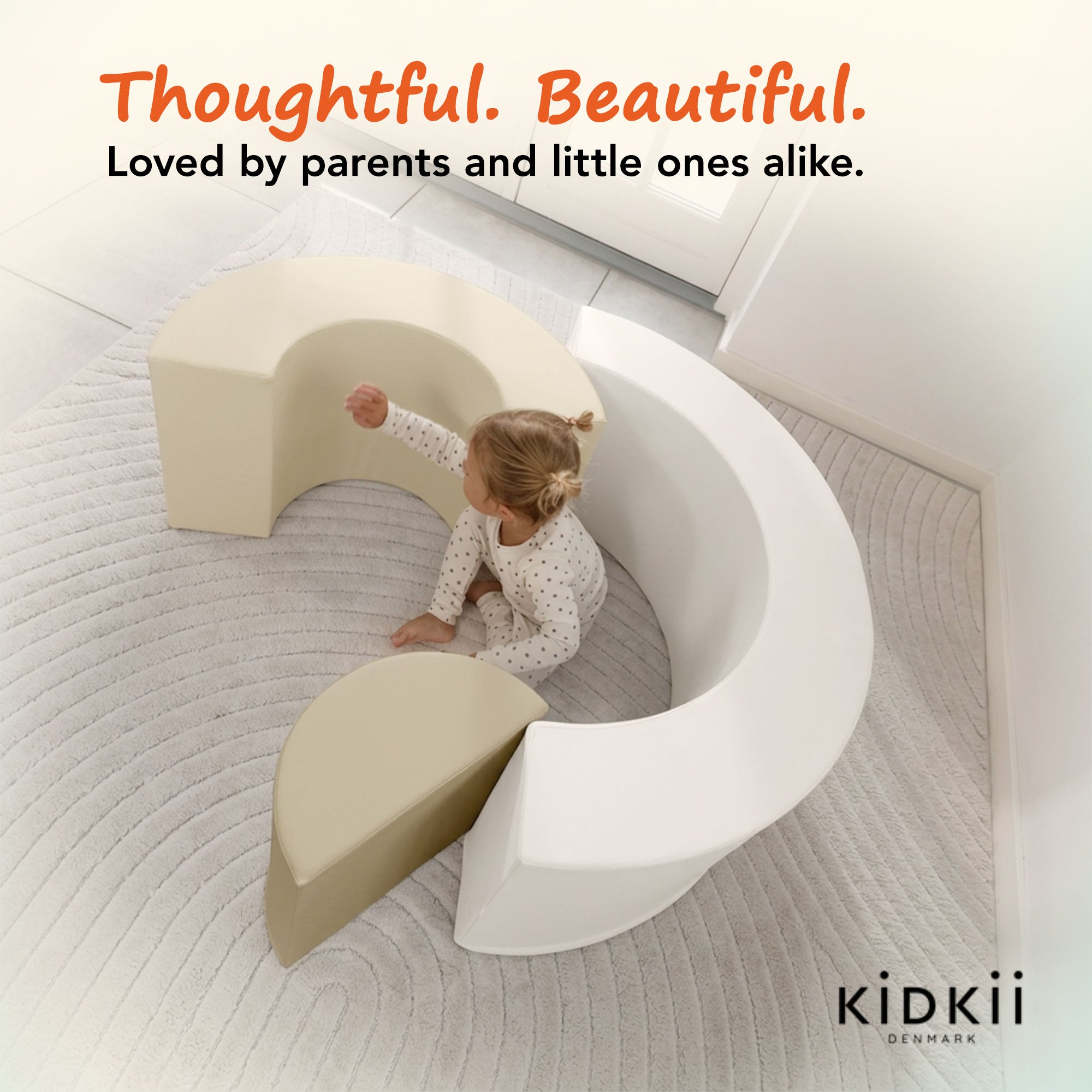 KIDKII Rainbow Classic Foam Play Blocks, Climber Set for Toddlers (Open Box)