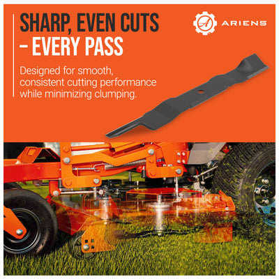 Ariens 2 Pack Alloy Steel High-Lift 21" Mower Blades for 42" Deck EDGE Models - VMInnovations