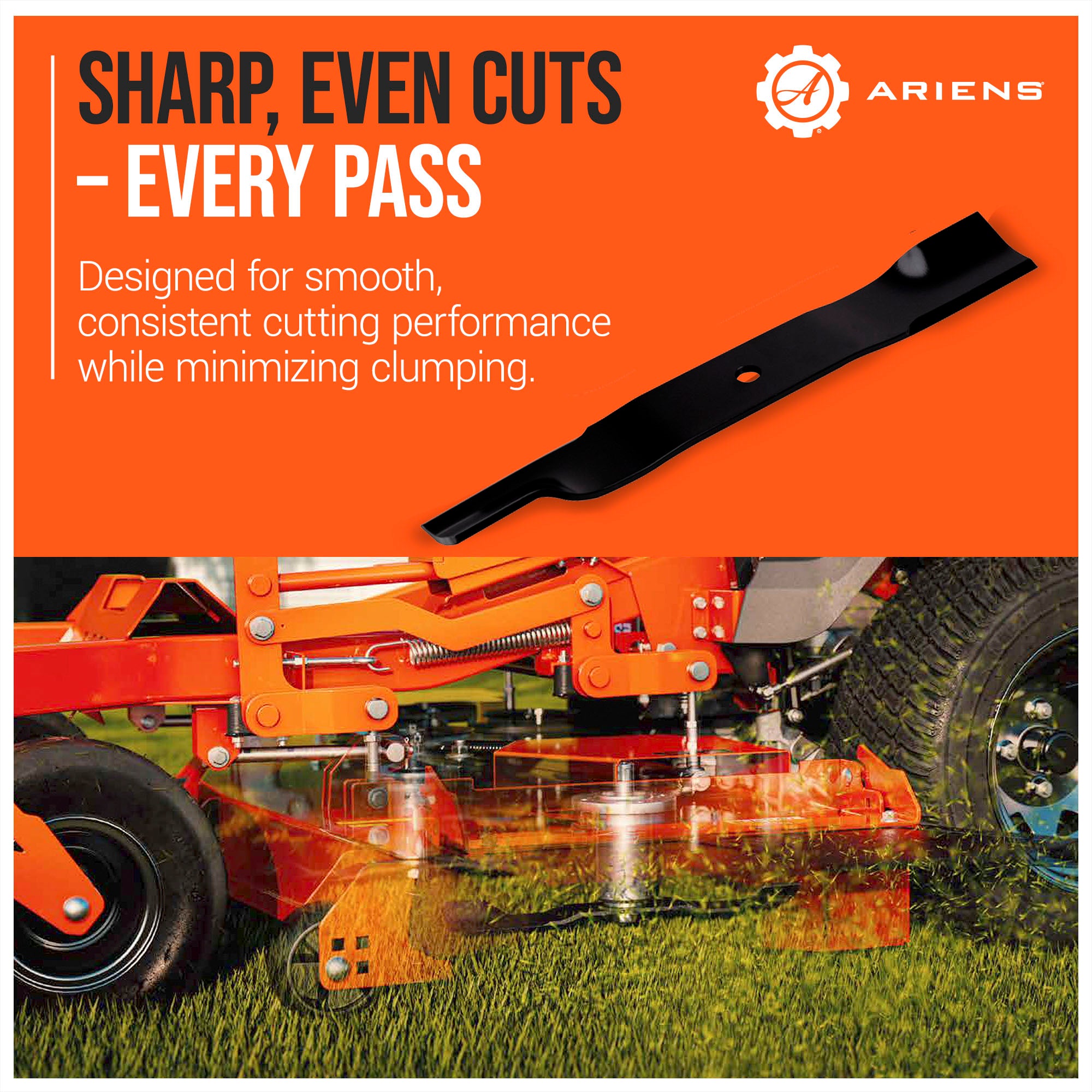 Ariens 3 Pack Steel Medium-Lift 20.5" Mower Blades for 60" Deck APEX & ZENITH