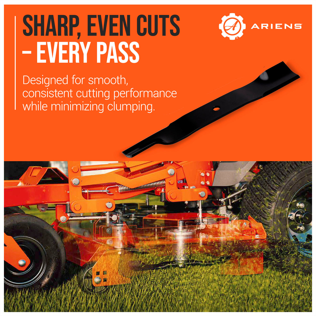Ariens 3 Pack Steel Medium-Lift 20.5" Mower Blades for 60" Deck APEX & ZENITH