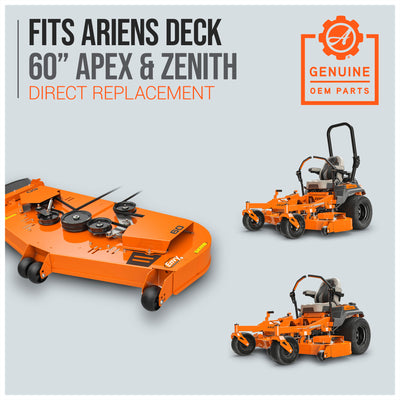 Ariens 3 Pack Steel Medium-Lift 20.5" Mower Blades for 60" Deck APEX & ZENITH