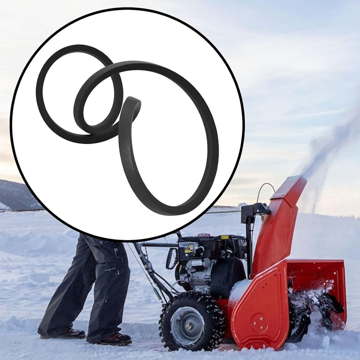 Ariens 2 Pack Raw Edge V Belt Snow Blower Attachment, Replacement Part, Black