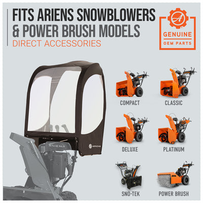 Ariens Snow Cab Enclosure Kit for 2-Stage SNO-THRO and Power Brush Snowblowers - VMInnovations