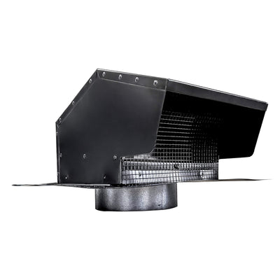 Builder's Best Galvanized Steel Roof Vent Cap with 4" Collar & Removable Screen (Open Box)