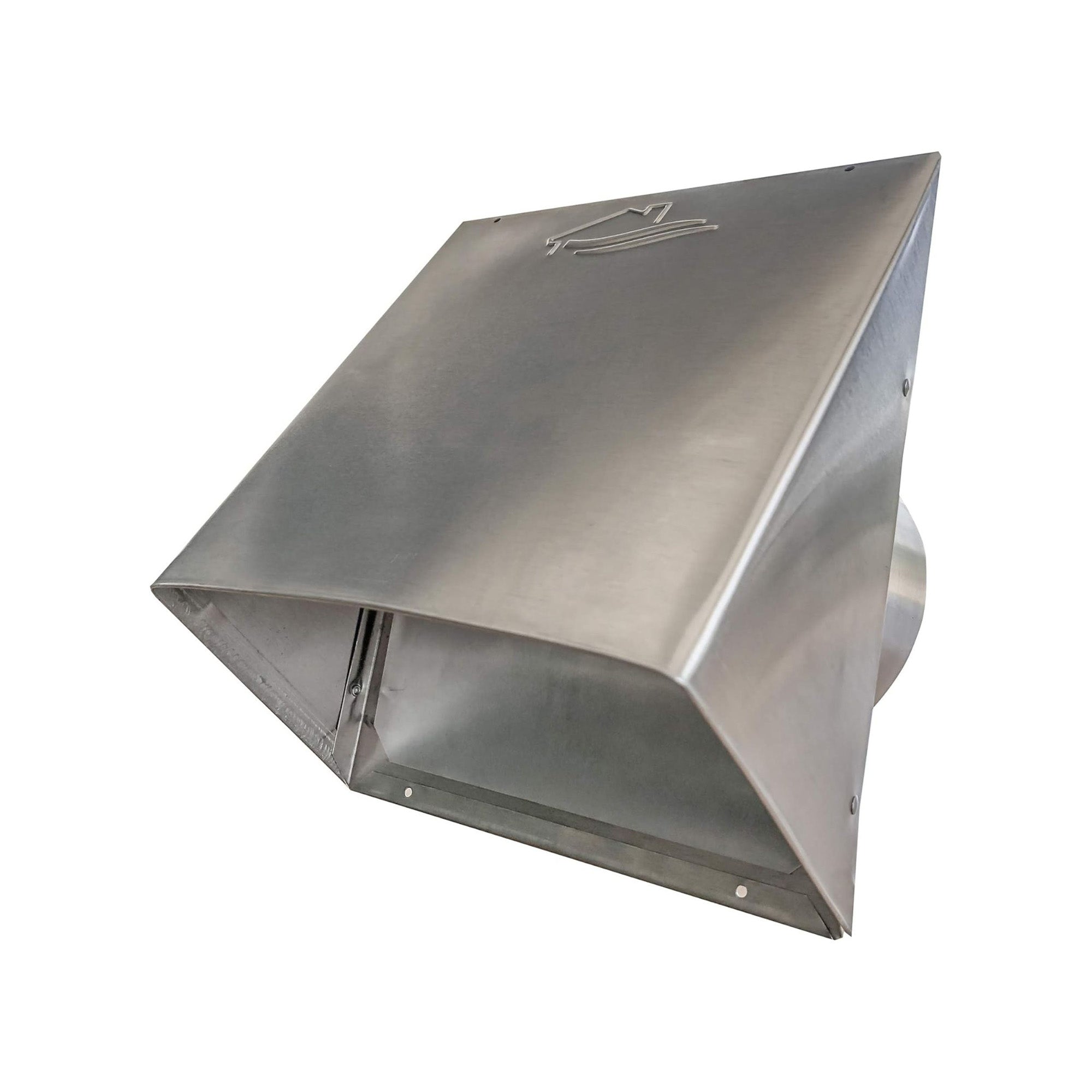 Builder's Best Heavy Gauge Wall Vent Hood w/Spring Loaded Damper (Open Box) - VMInnovations