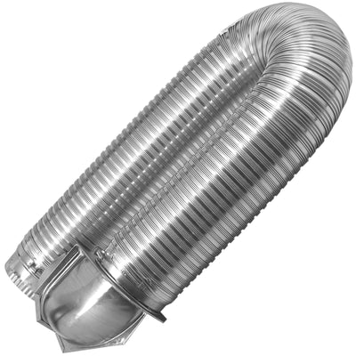 Builder's Best SAF-T Metal Elbow Dryer Vent Duct Kit, 4" Diameter, 8ft (Used)