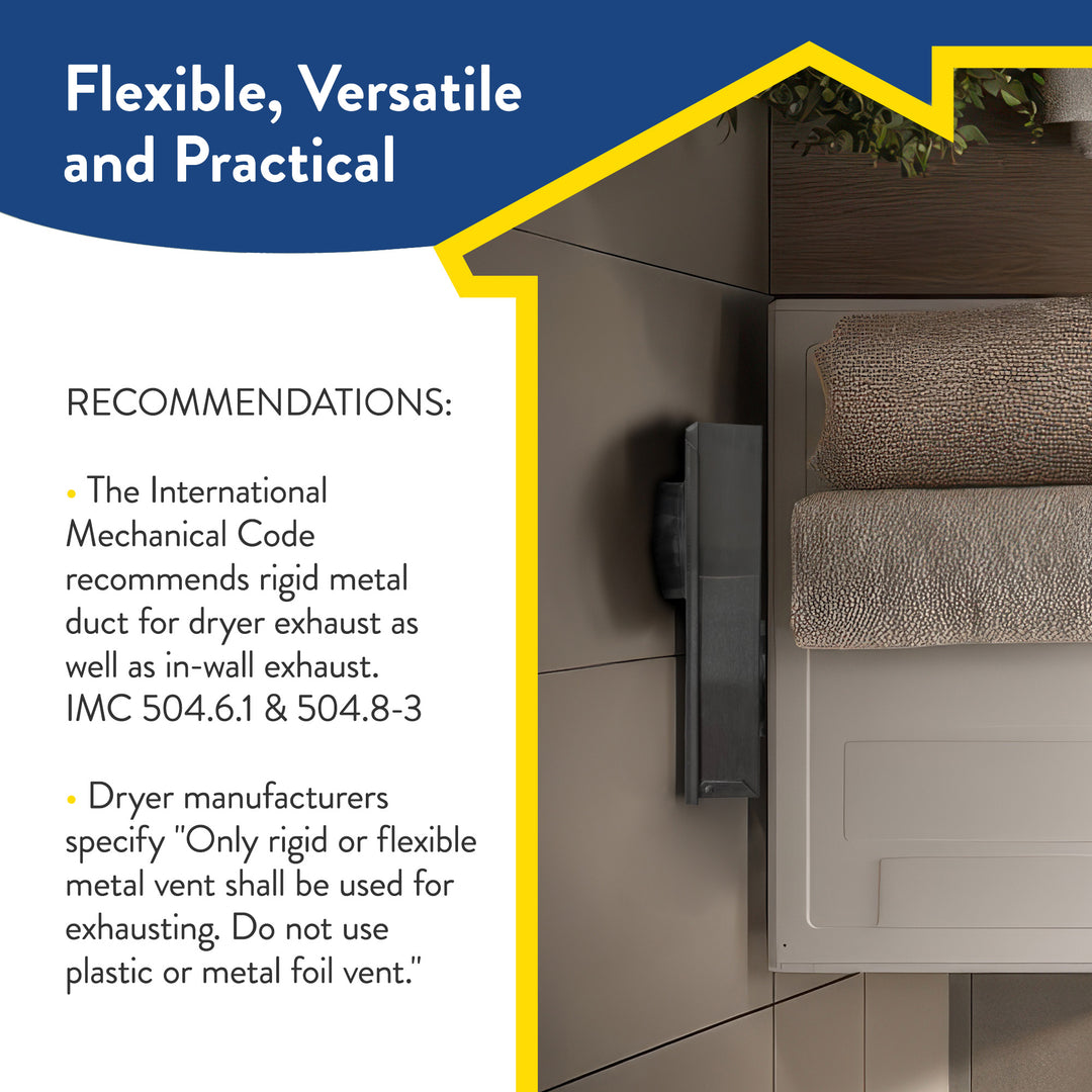 Builder's Best Zero Periscope Dryer Vent, Adjustable from 0-5" Length (Used)