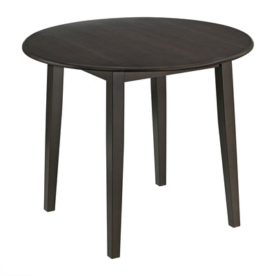 ROME + OAK Hinged Drop Leaf Dining Table, 22-36" Tabletop, Brown (Open Box)