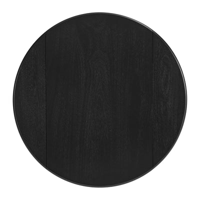 ROME + OAK Hinged Drop Leaf Dining Table, 22 to 36 In Round Tabletop, (Open Box) - VMInnovations