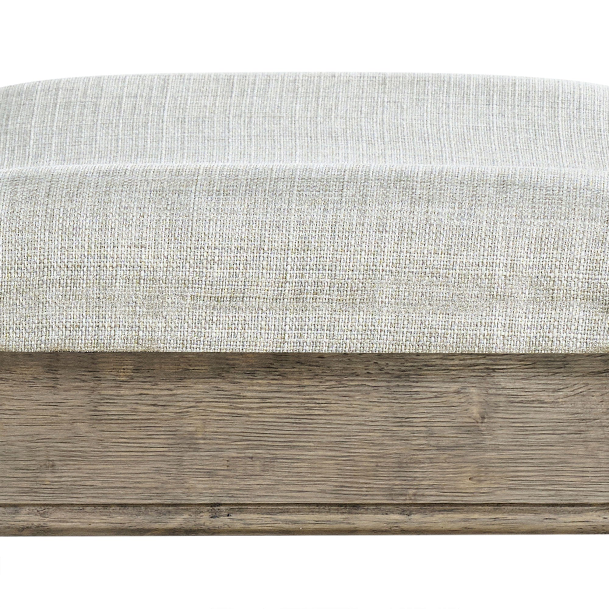 ROME + OAK Parker Backless Saddle Kitchen Counter Stool, Reclaimed Oak(Open Box) - VMInnovations