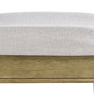 ROME + OAK Parker Backless Saddle Kitchen Counter Stool, Natural (Open Box) - VMInnovations