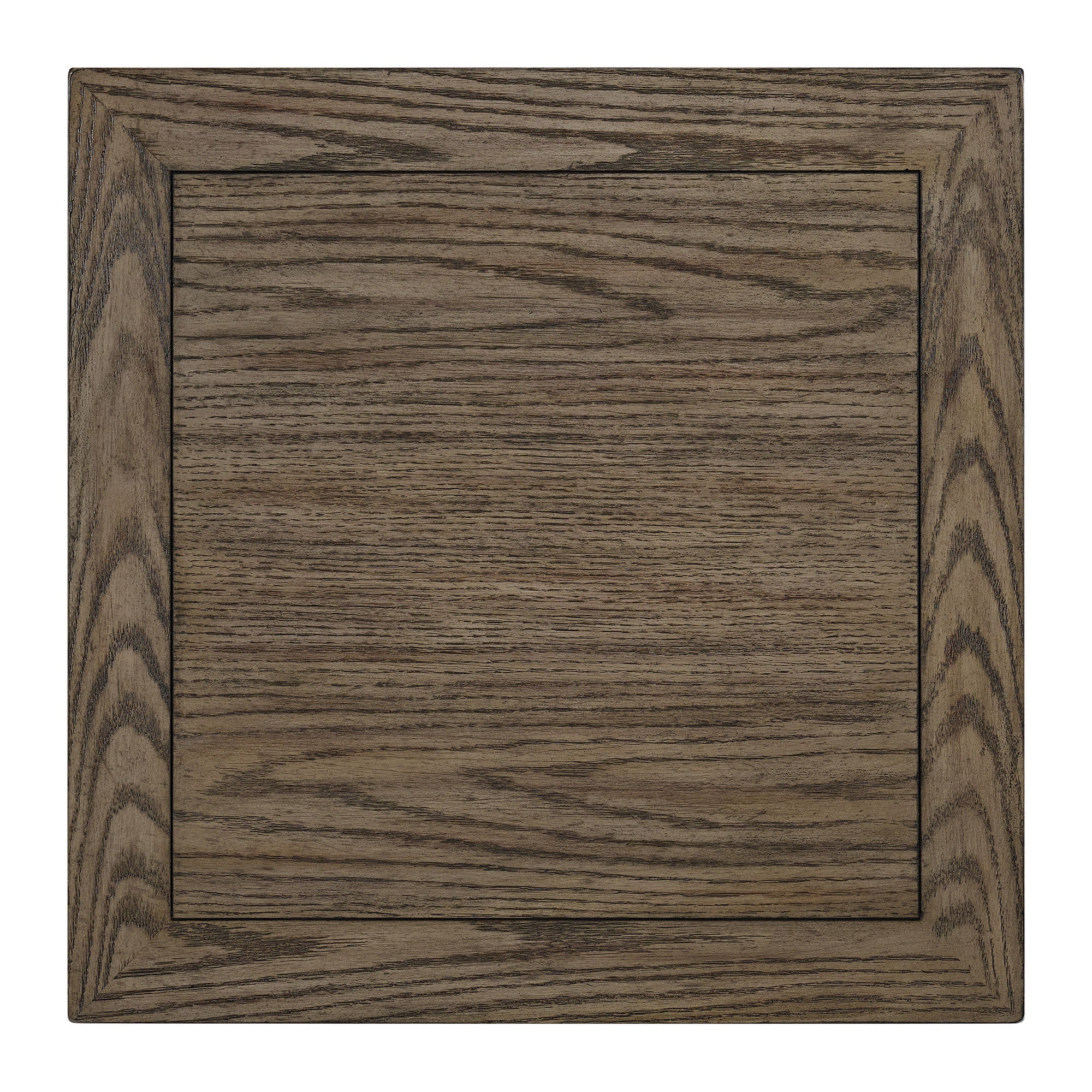 ROME + OAK Tate Farmhouse Wood End Table with Shelf, Brown and Cream, 2 Pack