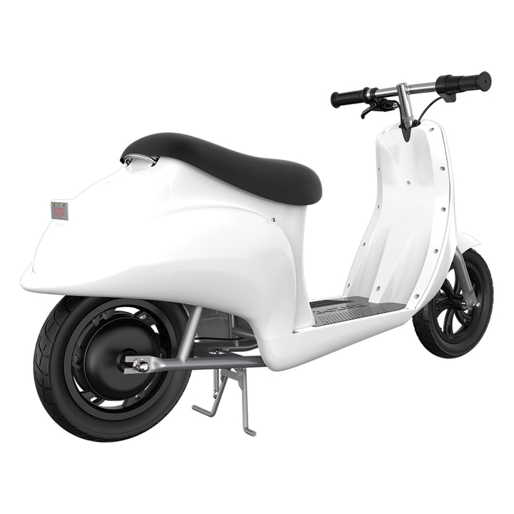 Razor Pocket Mod Miniature Euro-Style Electric Scooter for Ages 8+, Bistro-White