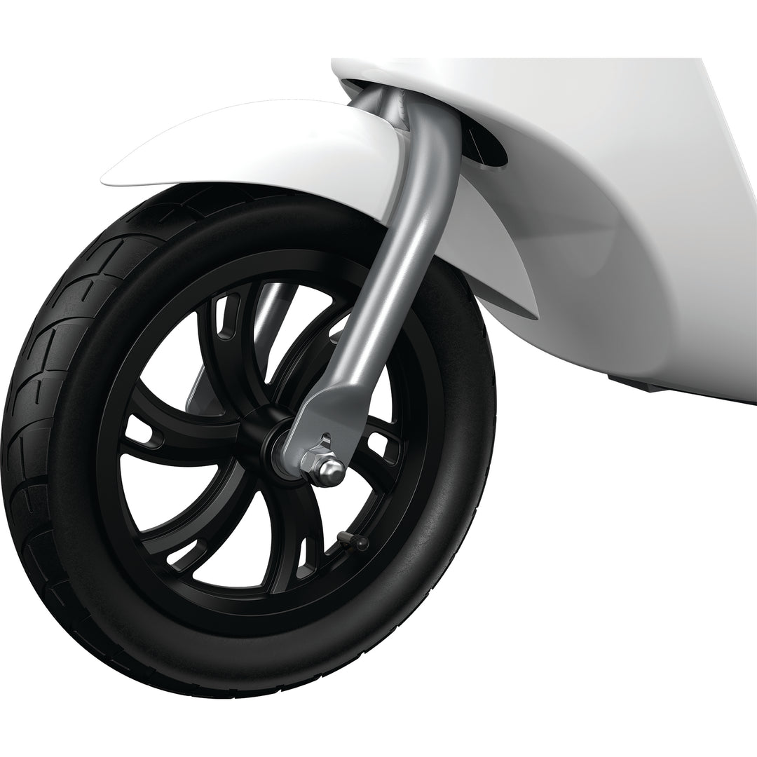 Razor Pocket Mod Miniature Euro-Style Electric Scooter for Ages 8+, Bistro-White