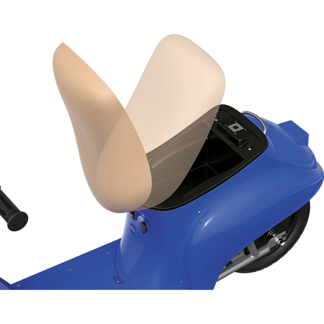 Razor Pocket Mod Miniature Euro-Style Electric Scooter for Ages 8+, Bistro-Blue